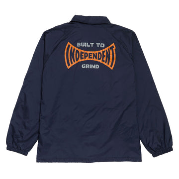 Independent Built To Grind Span Windbreaker Jacket - Navy