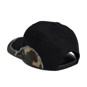 Santa Cruz Spot Snapback Hat - Black Camo