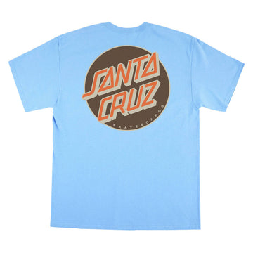 Santa Cruz Other Dot T-Shirt - Carolina Blue/Rust