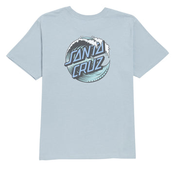 Santa Cruz Womens Wave Dot T-Shirt - Blue Fog