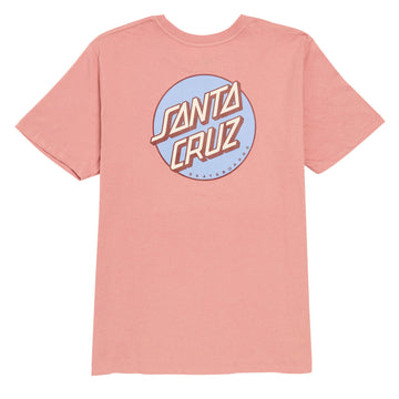 Santa Cruz Womens Other Dot Chest T-Shirt - Dusty Rose