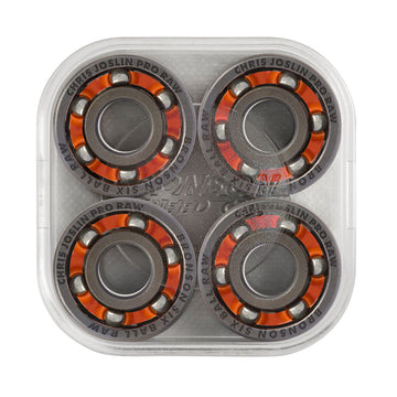 Bronson Chris Joslin Pro 6 Ball Raw Bearings - Orange