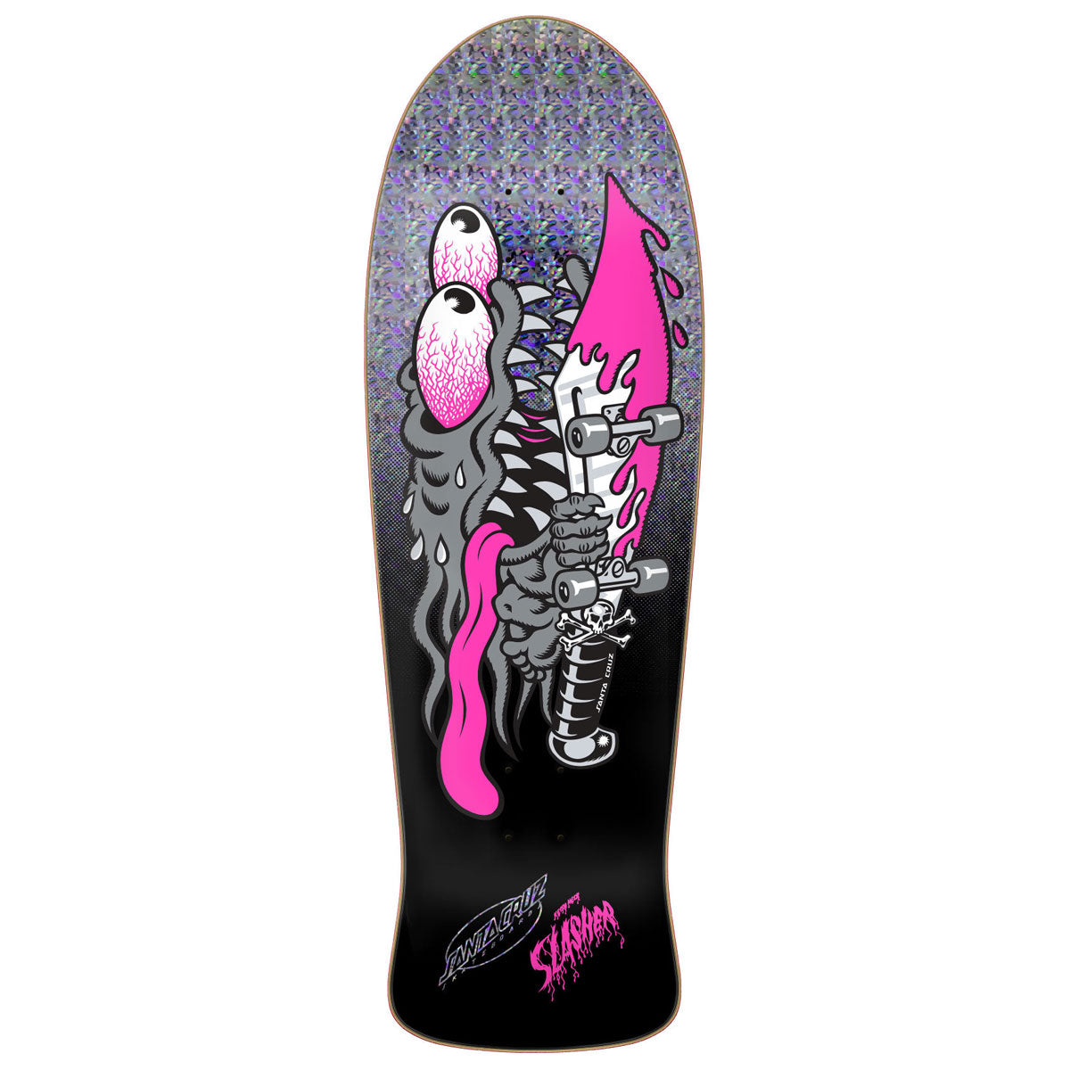SKULL SKATES BLASPHEMY コラボデッキ 10インチ　カナダ Santa Cruz Meek Slasher II Reissue Skateboard Deck - 10.10