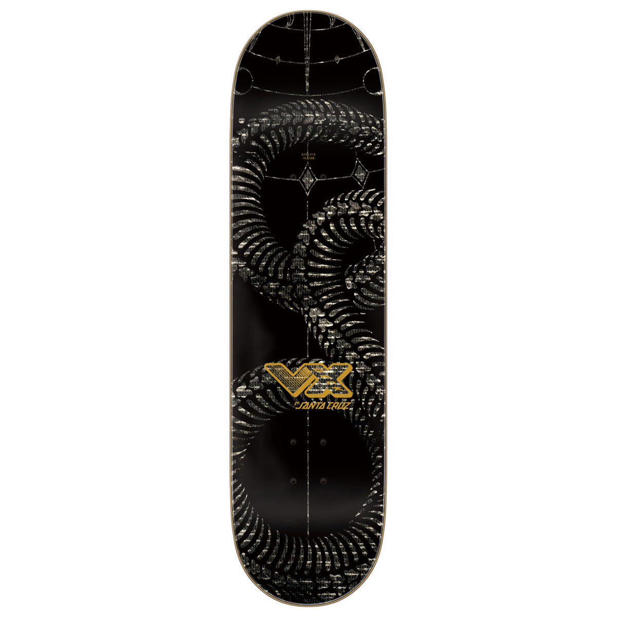 Santa Cruz McCoy Snakes VX Skateboard Deck - 8.25