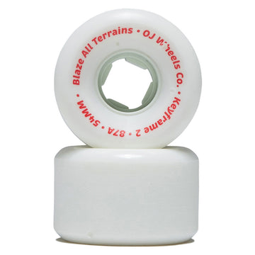 OJ Keyframe 2 87a Skateboard Wheels - White - 54mm