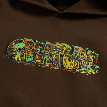 Creature Hallucination Beast Hoodie - Brown