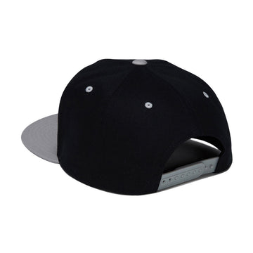 Creature Mono Logo Snapback Hat - Black/Silver