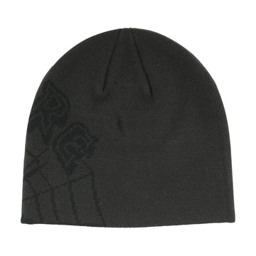 Creature Web Skull Cap Beanie - Charcoal
