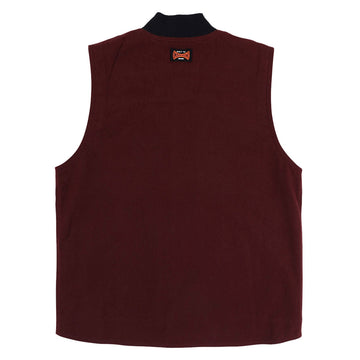 Independent Built To Grind Vest - Deep Burgundy