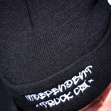 Independent ITC Street Script Long Shoreman Beanie - Black