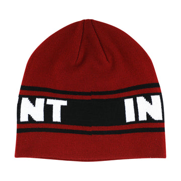 Independent Bar Logo Skull Beanie - Red