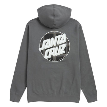 Santa Cruz Tartan Plaid Dot Hoodie - Charcoal