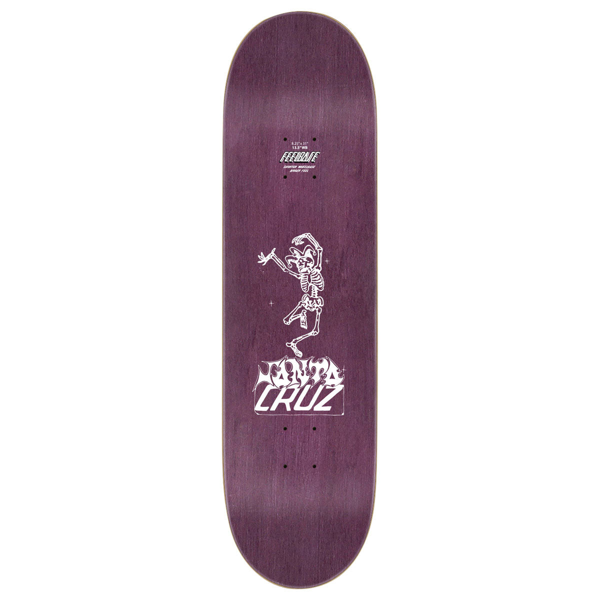 Santa Cruz Delfino Puppet Master Feelbase Pro Skateboard Deck