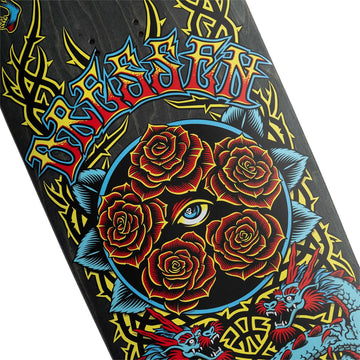 Santa Cruz Dressen Rose Crew Five Pro Shaped Skateboard Deck - 9.30