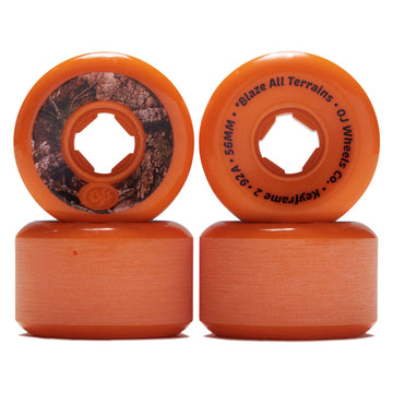 OJ x Realtree APX Keyframe 2 92a Skateboard Wheels - Orange - 56mm