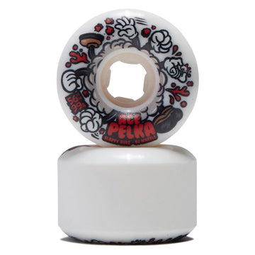OJ Ace Pelka Slapopy Redz 2 Elite Chubbies 99a Skateboard Wheels - White - 56mm