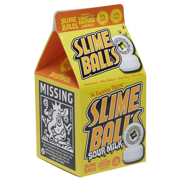 Slime Balls Sour Milk Mini Chubbies 99a Skateboard Wheels - White - 45mm