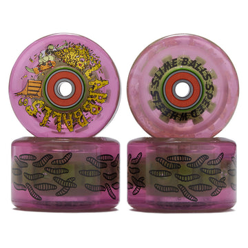Slime Balls Sam Hitz Light Ups OG Slime 78a Skateboard Wheels - Purple - 60mm