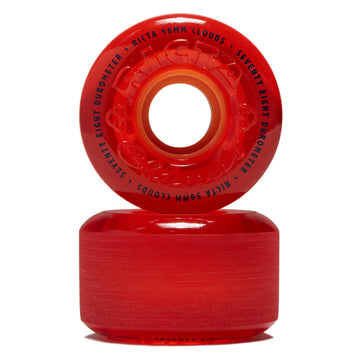 Ricta Clouds 78a Skateboard Wheels - Pink Citrus - 56mm