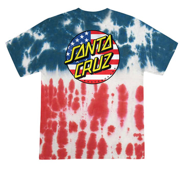 Santa Cruz July 4th Dot V2 T-Shirt - Flag