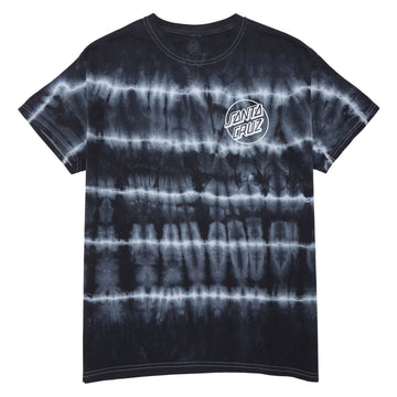 Santa Cruz Opus Dot T-Shirt - Black Shibori