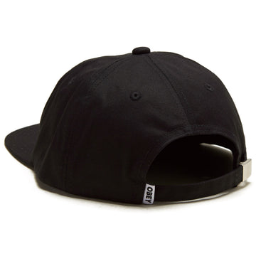 Obey Icon Patch Panel Strapback Hat - Black
