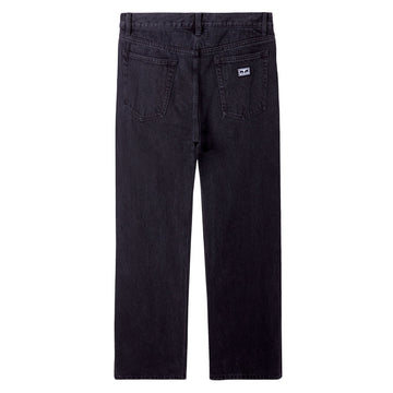 Obey Hardwork Denim Jeans - Faded Black