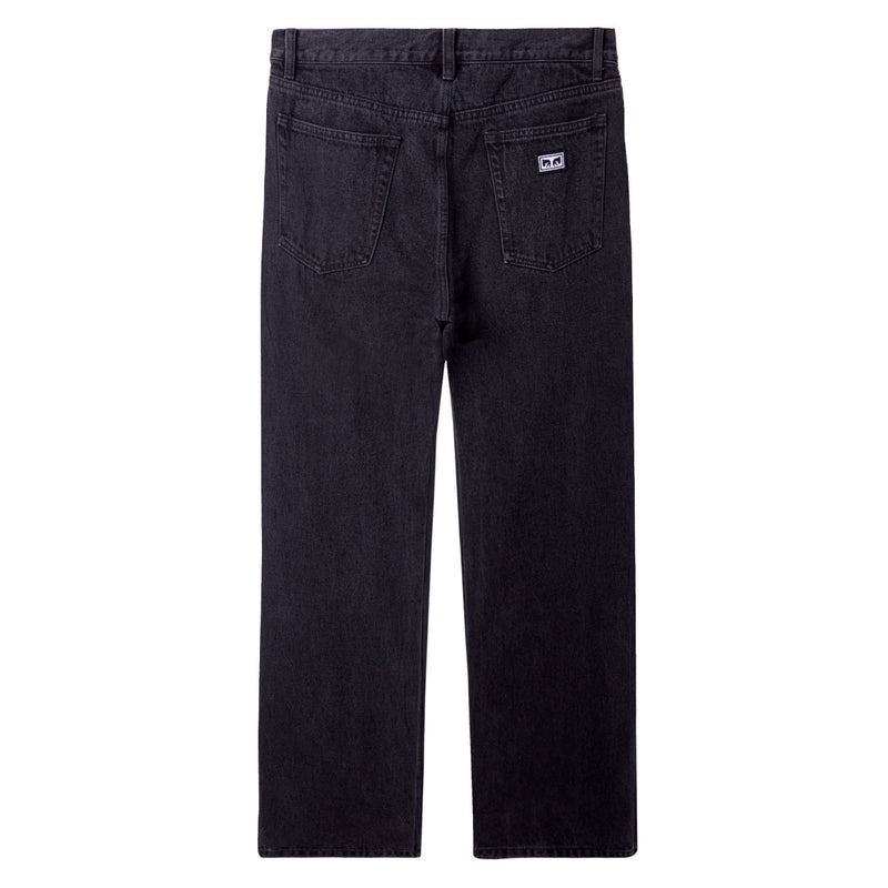 Obey Hardwork Denim Jeans - Faded Black