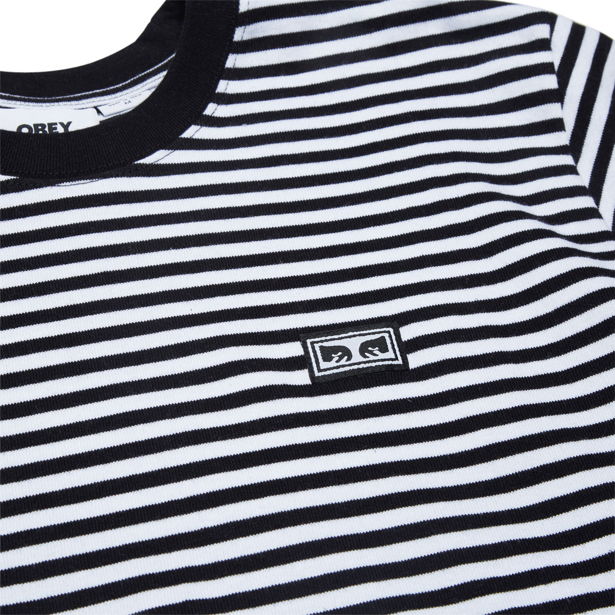 Obey Established Works Eyes Long Sleeve T-Shirt - Black Multi image 2