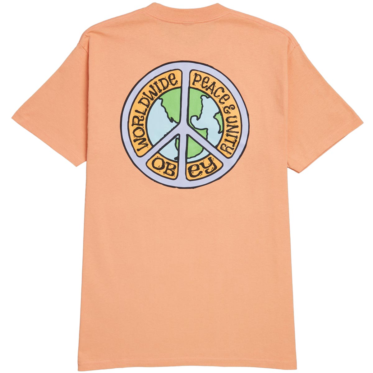 Obey Peace & Unit T-Shirt - Citrus image 1
