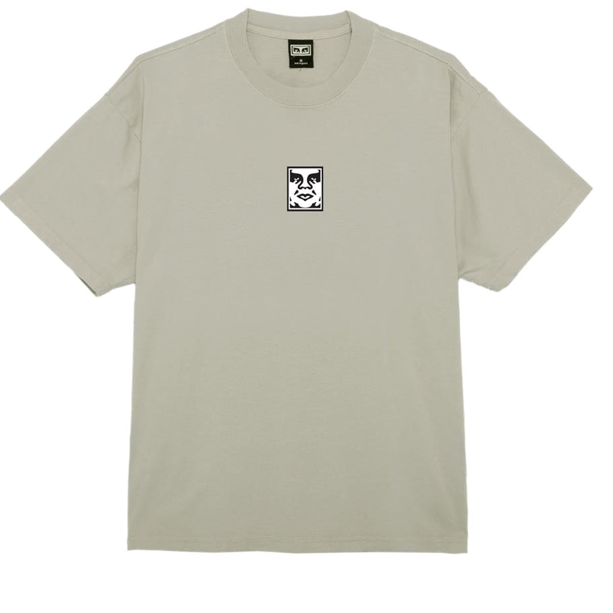 Obey Icon Heavyweight T-Shirt - Silver Grey image 1