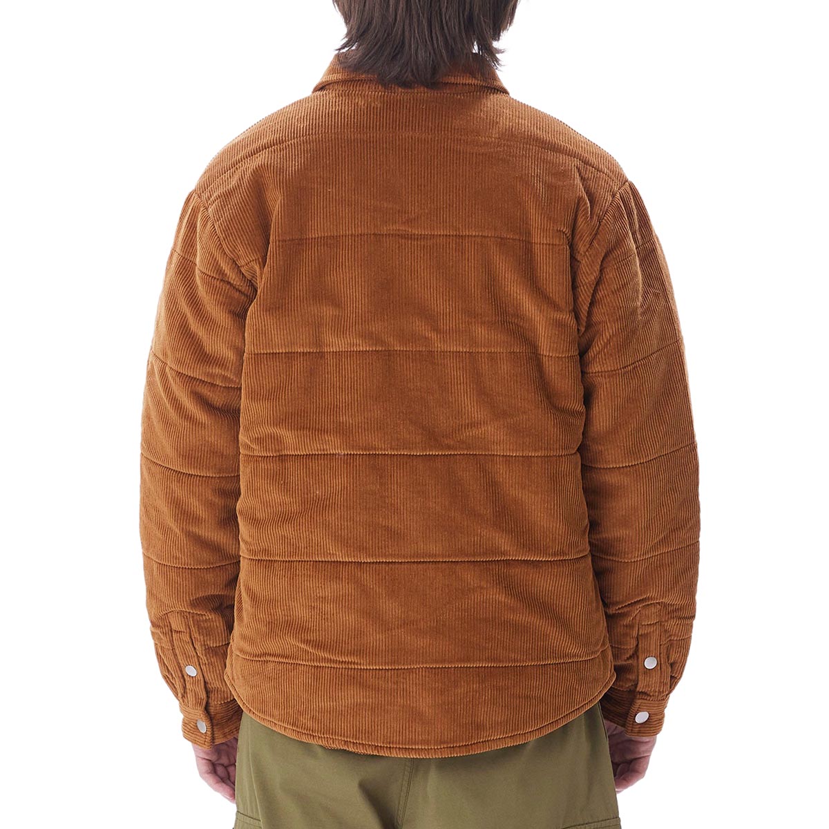 Obey Grand Cord Shirt Jacket - Catechu Wood image 2