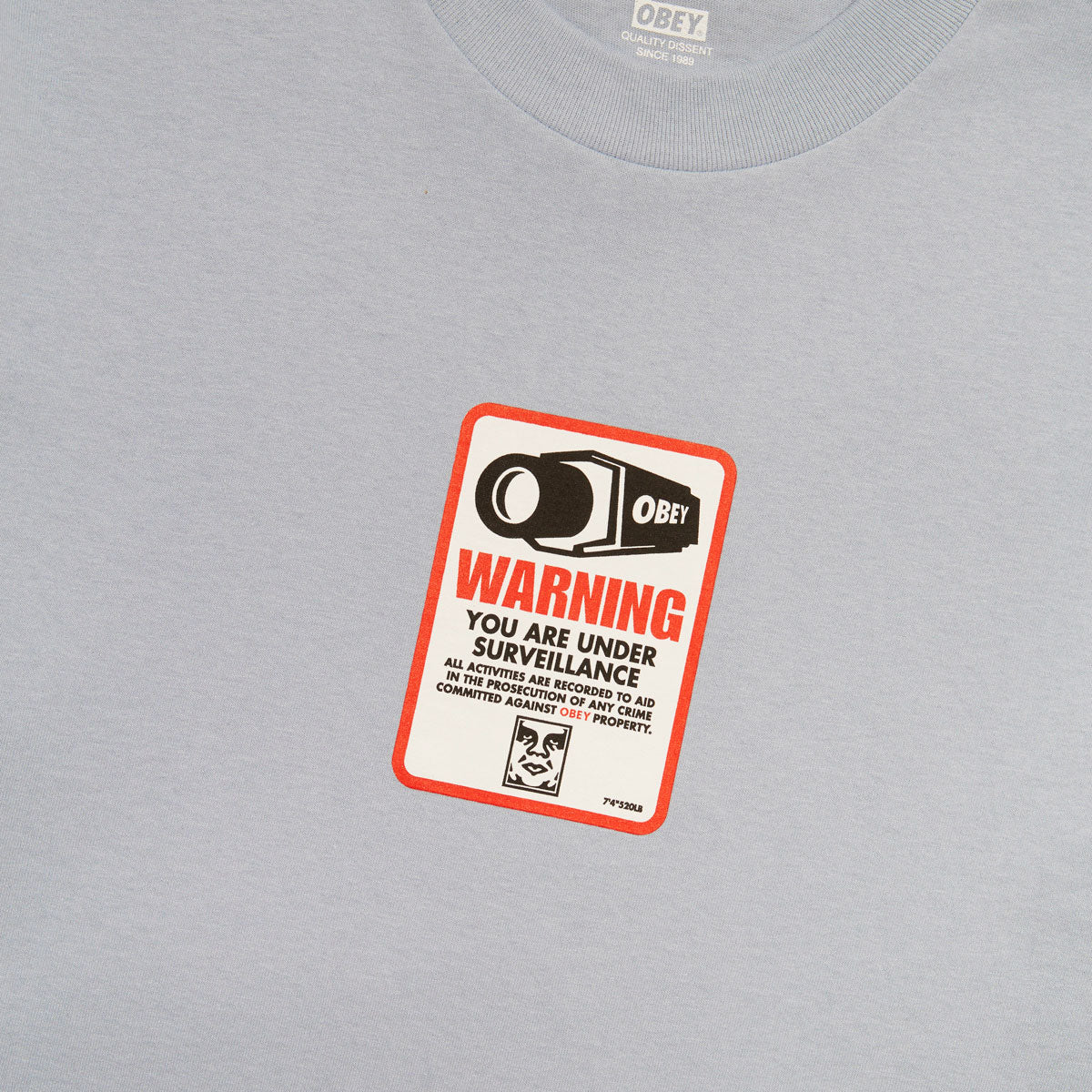 Obey Surveillance T-Shirt - Good Grey image 2