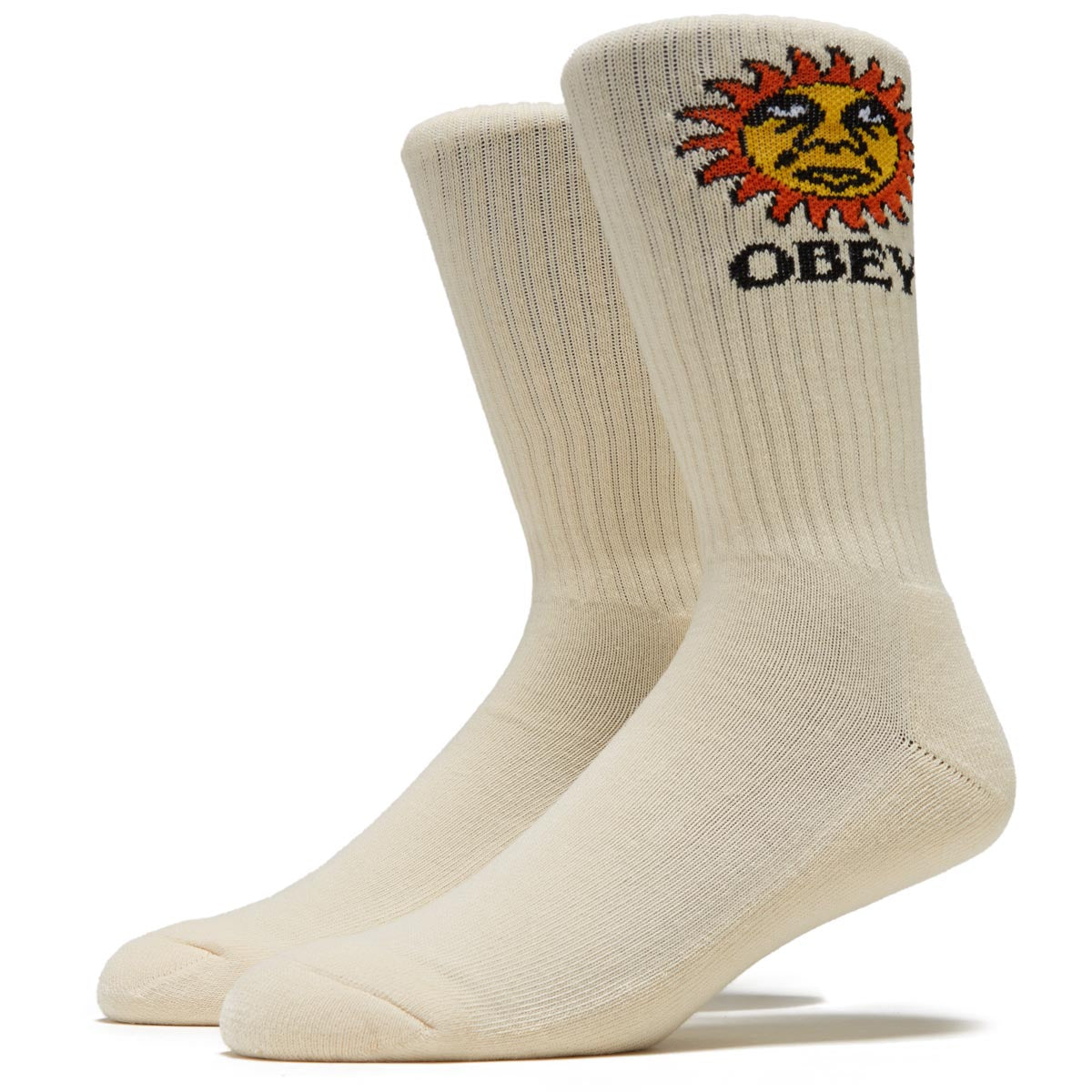 Obey Sunshine Socks - Unbleached image 1