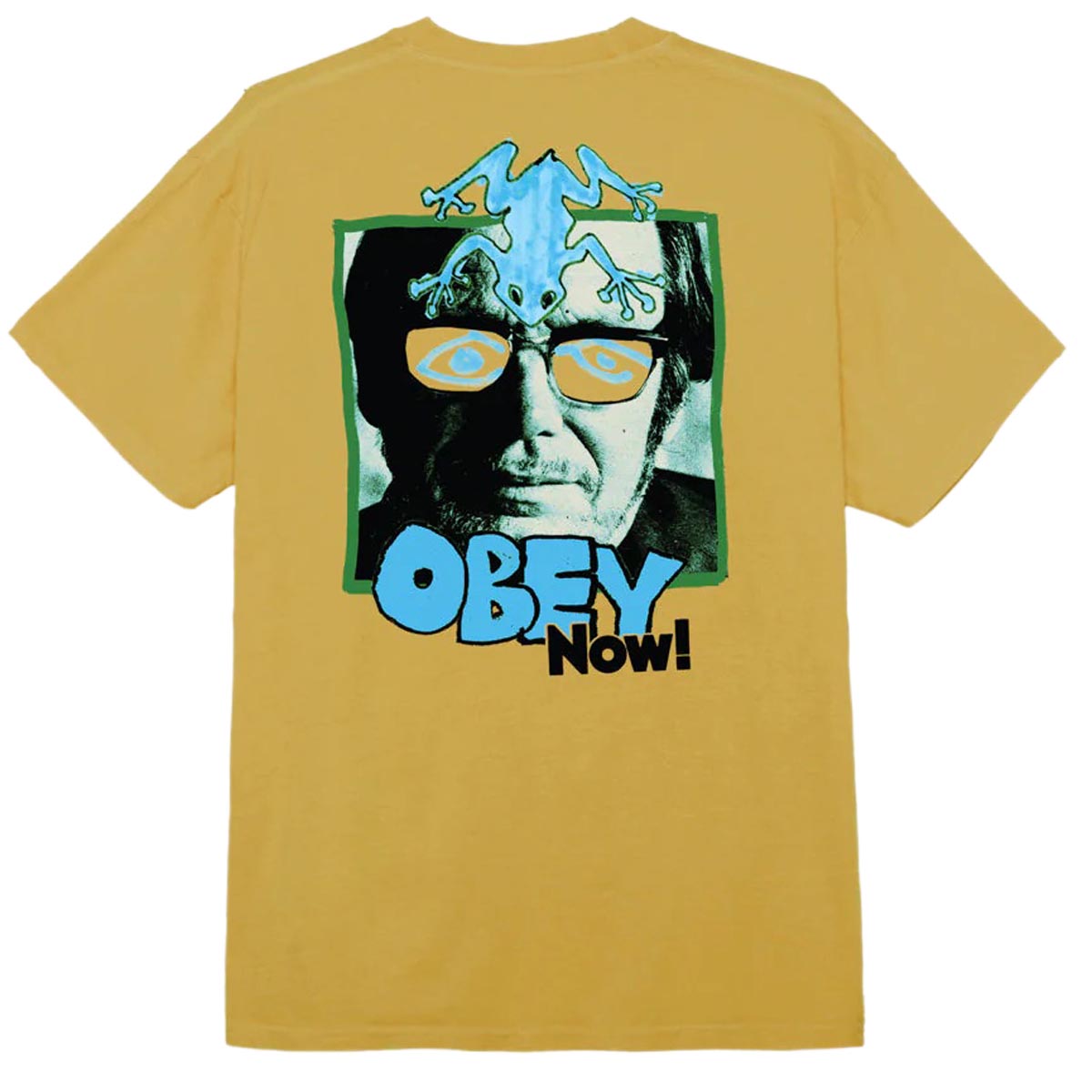 Obey Now! T-Shirt - Pigment Sunflower image 1