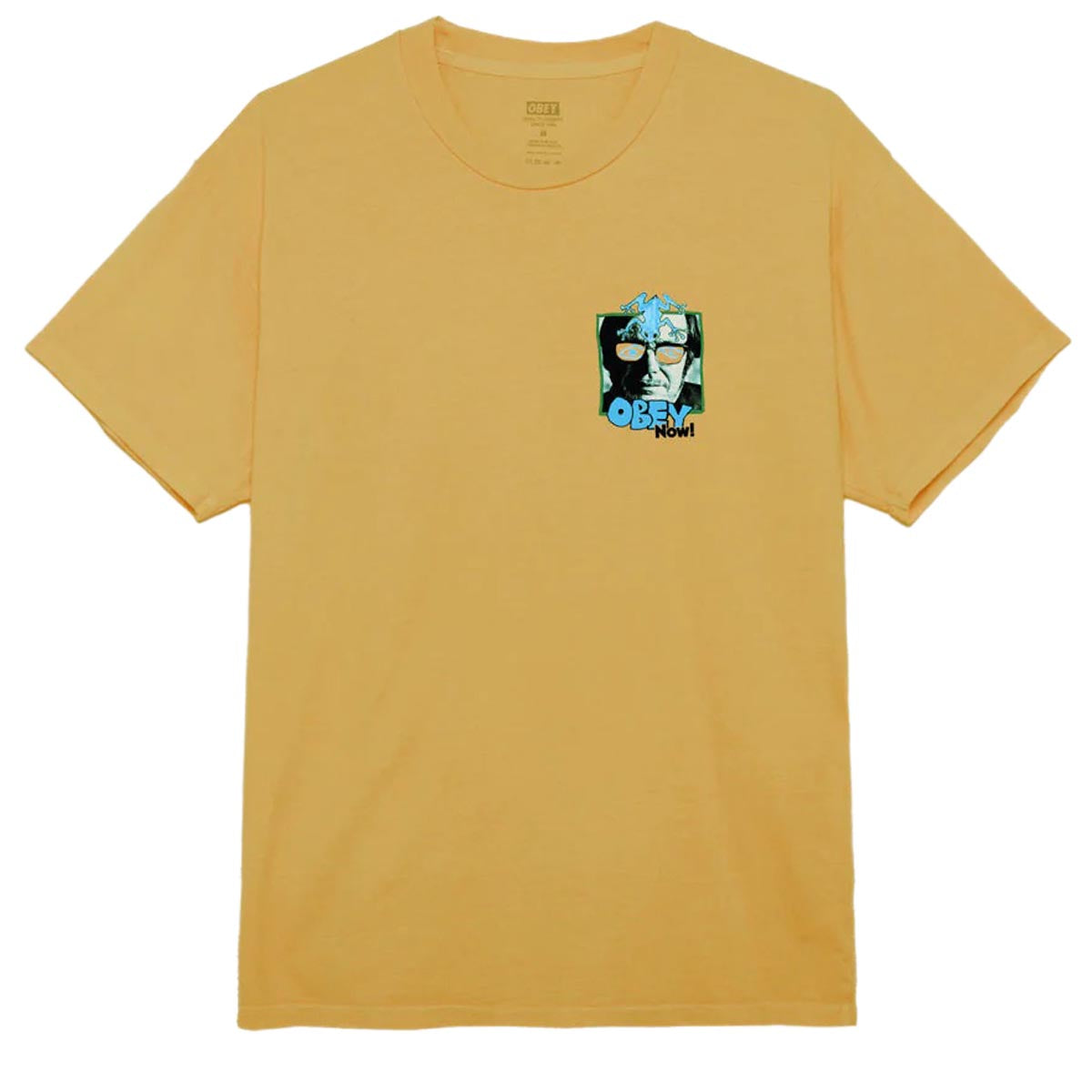 Obey Now! T-Shirt - Pigment Sunflower image 2