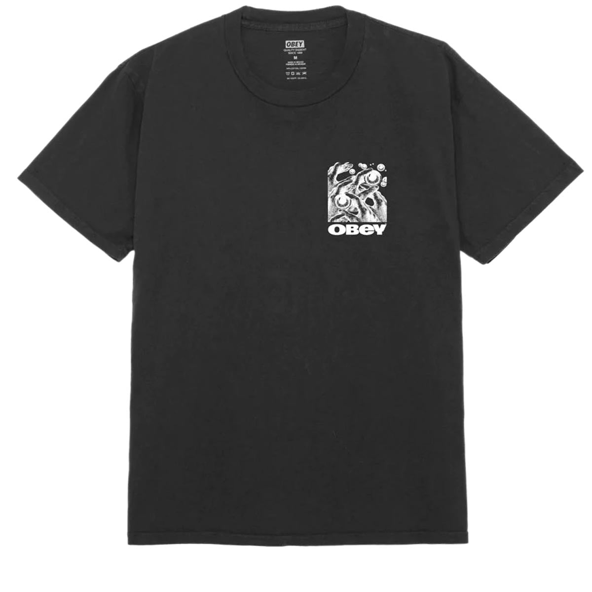 Obey Eyes In My Head T-Shirt - Pigment Vintage Black image 2