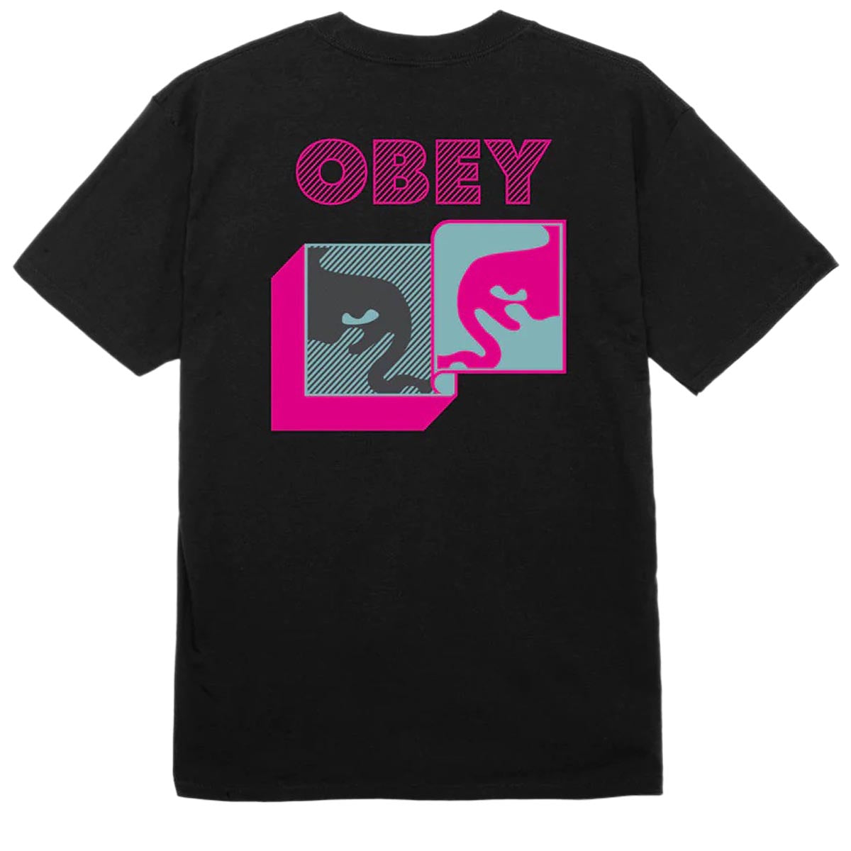 Obey Post Modern T-Shirt - Black image 1