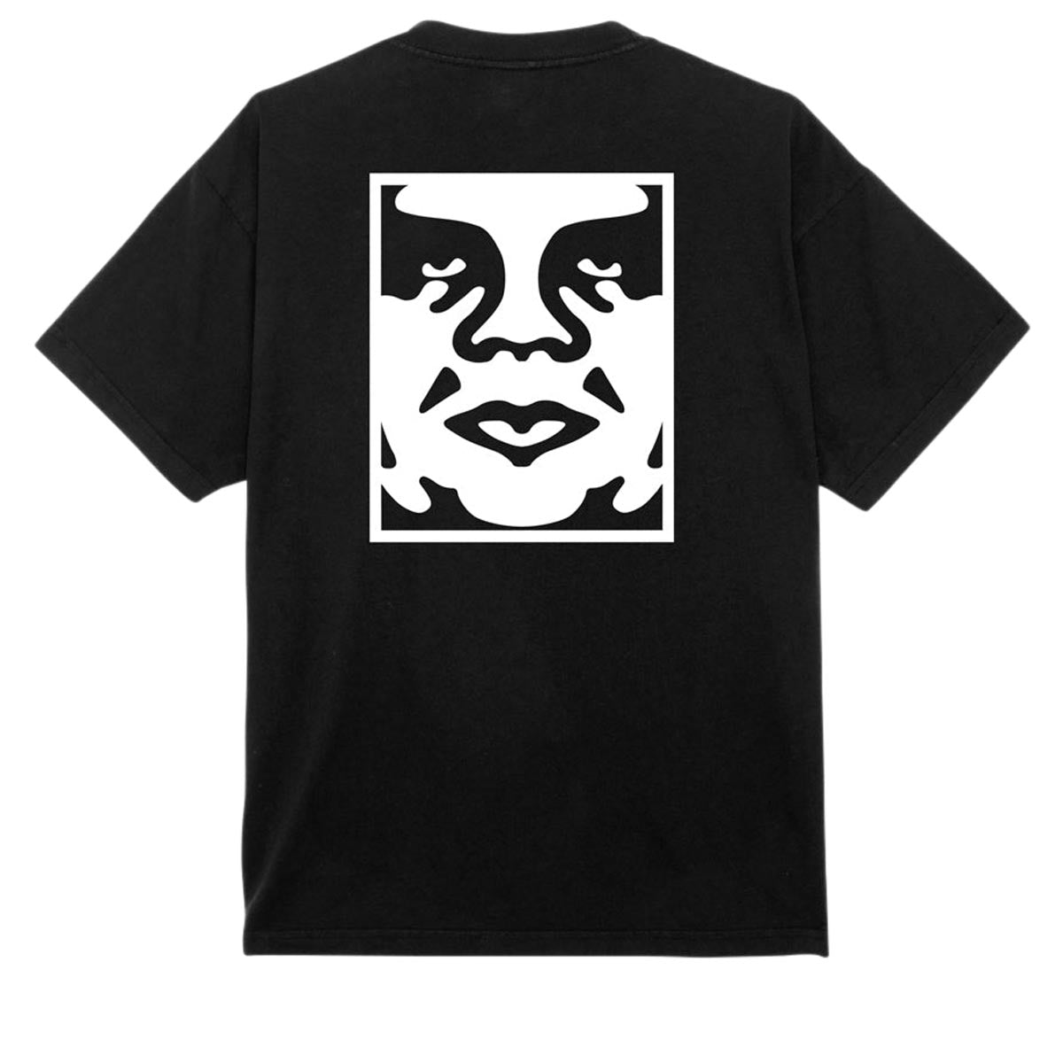 Obey Bold Icon Heavyweight TShirt Jet Black CCS