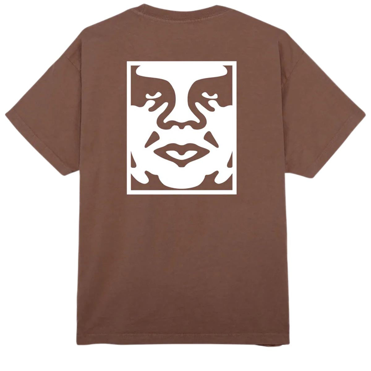 Obey Bold Icon Heavyweight T-Shirt - Sepia image 1