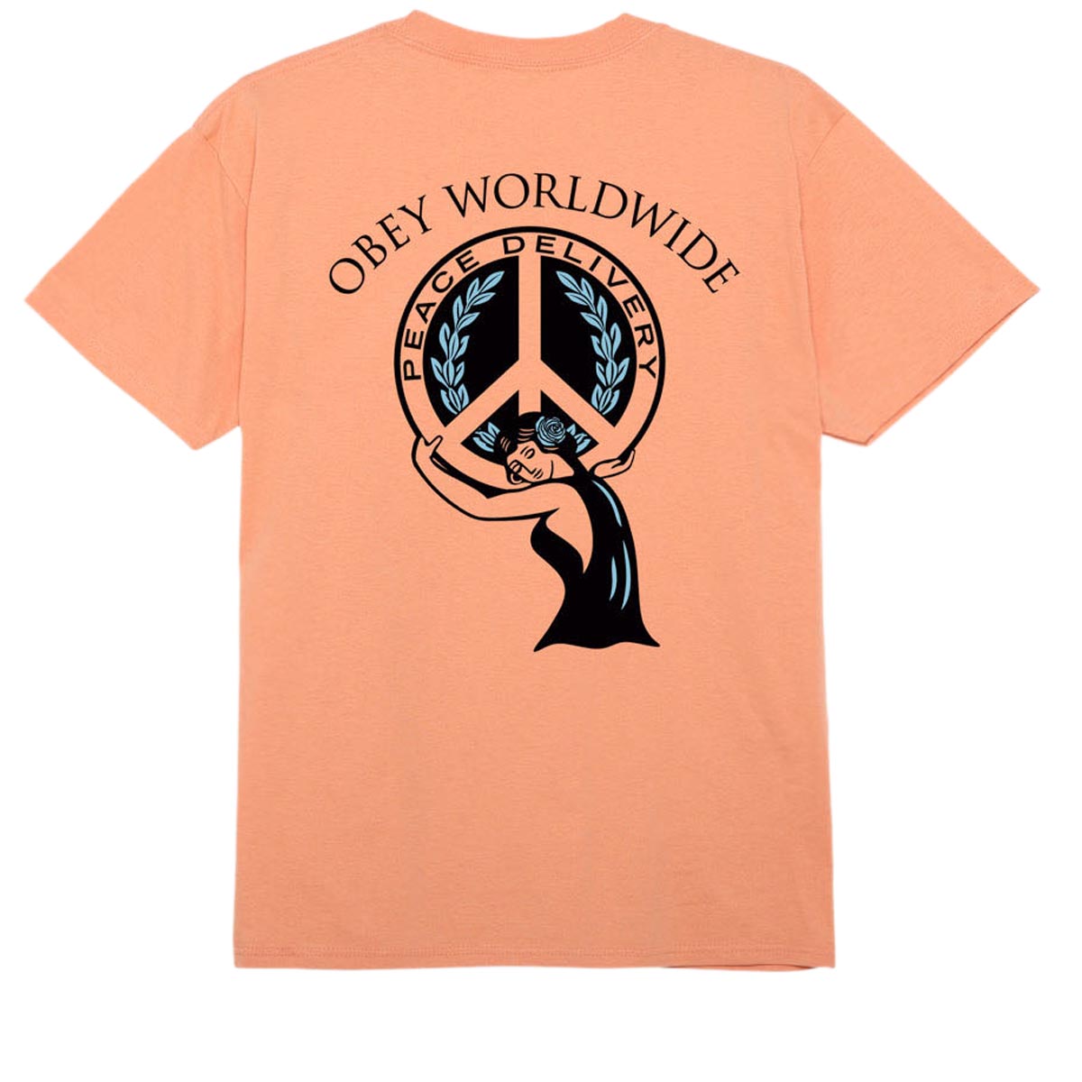 Obey Peace Delivery T-Shirt - Citrus image 1