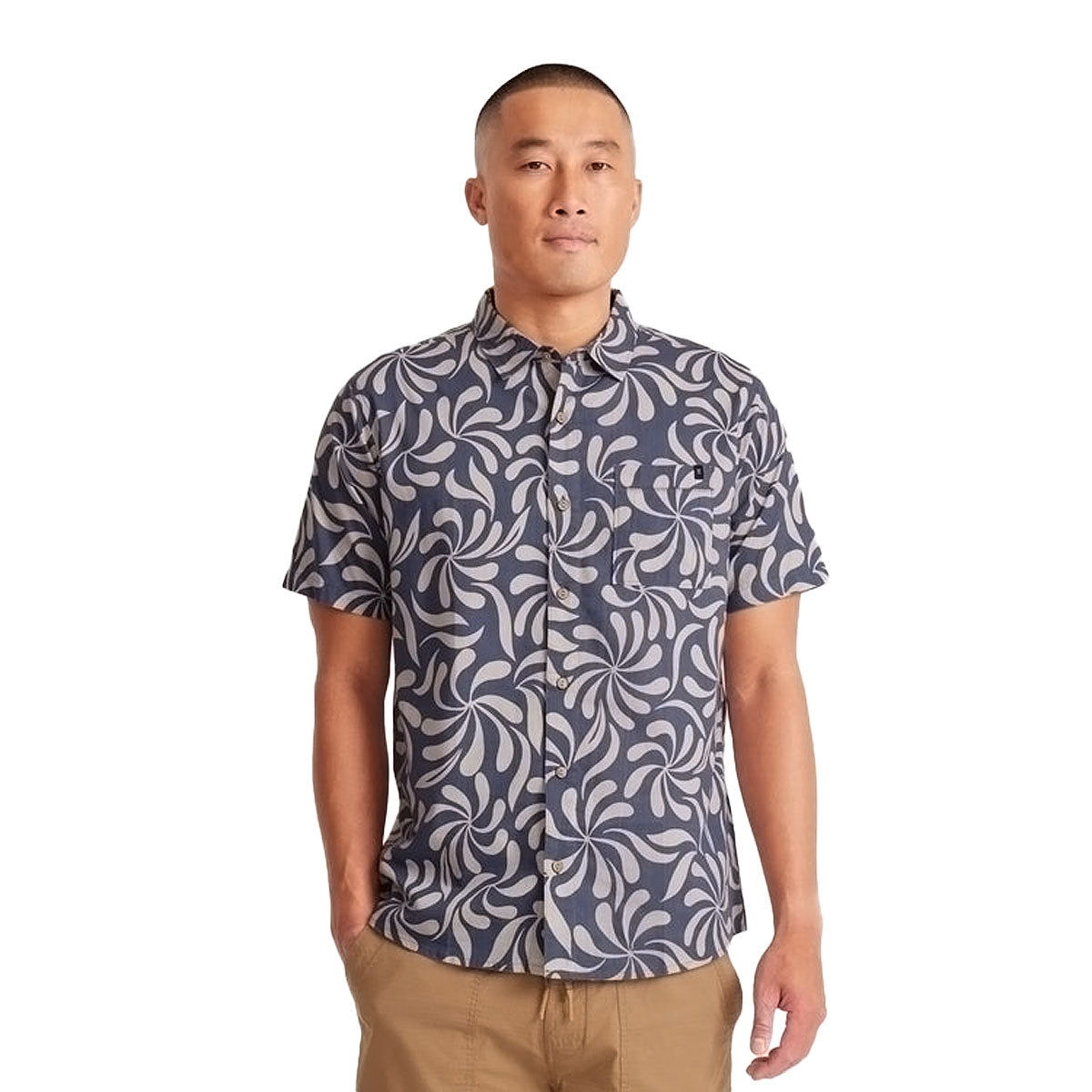 Roark Journey Shirt - Abstract Swirl Slate image 1