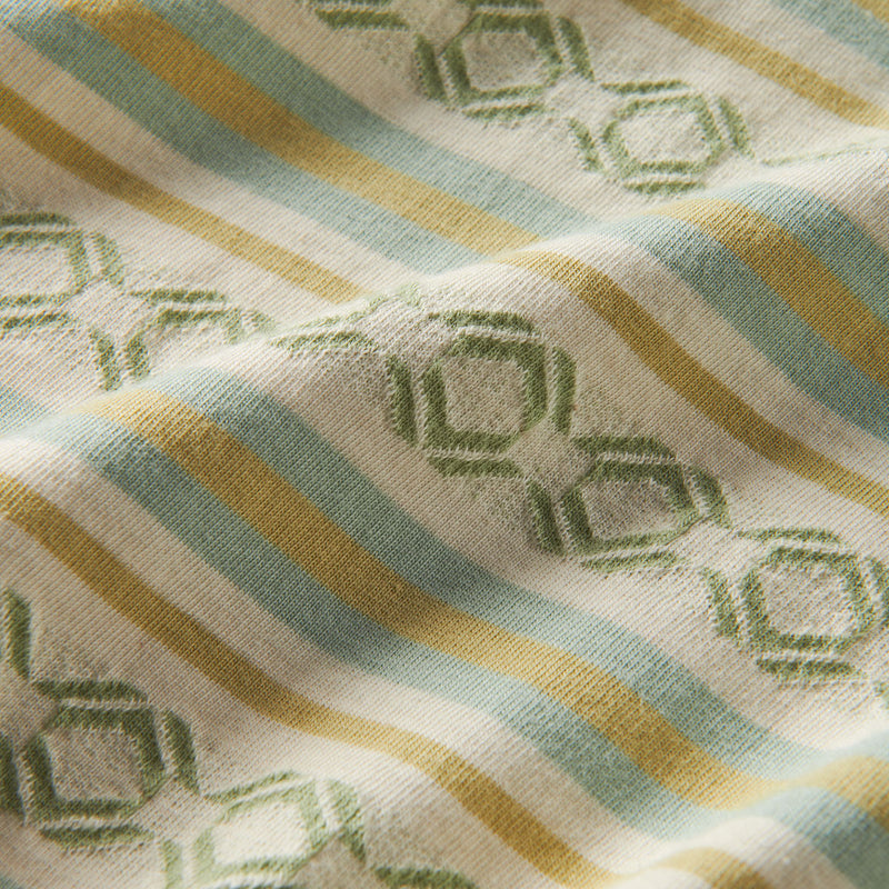 Roark Journey Jacquard Crew T-Shirt - Seafoam