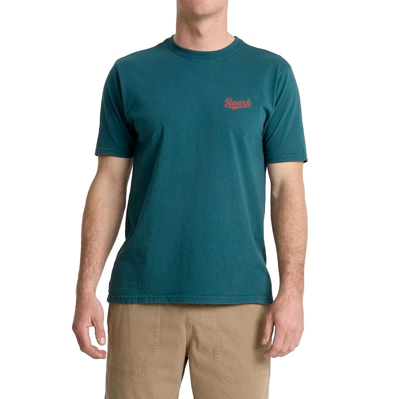 Roark Diamond Script T-Shirt - Deep Sea