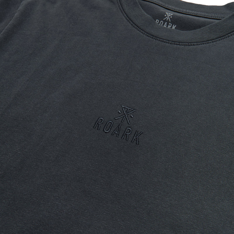 Roark Safecamp Embroidery T-Shirt - Charcoal