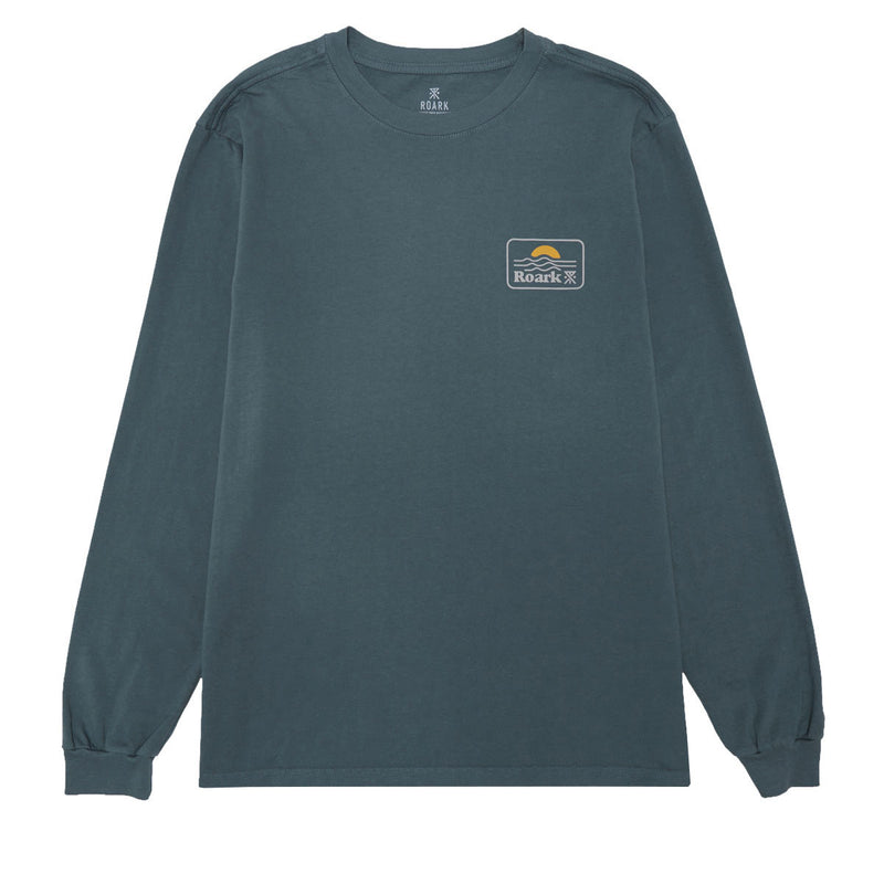 Roark Earth & Sea Long Sleeve T-Shirt - Slate Green