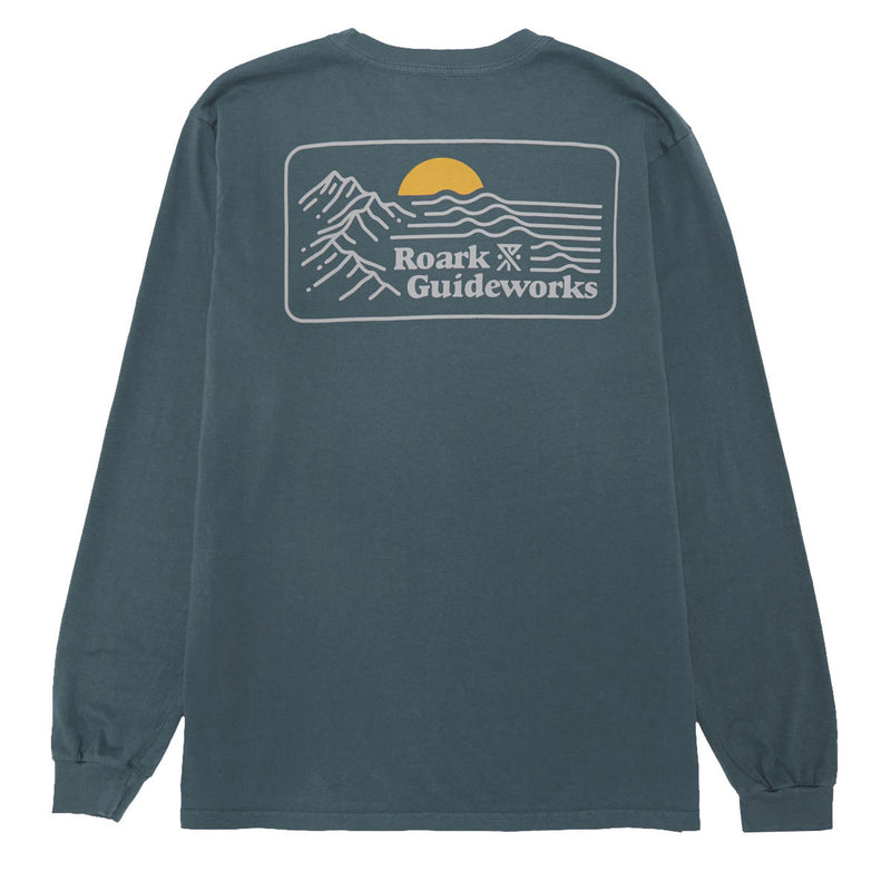 Roark Earth & Sea Long Sleeve T-Shirt - Slate Green