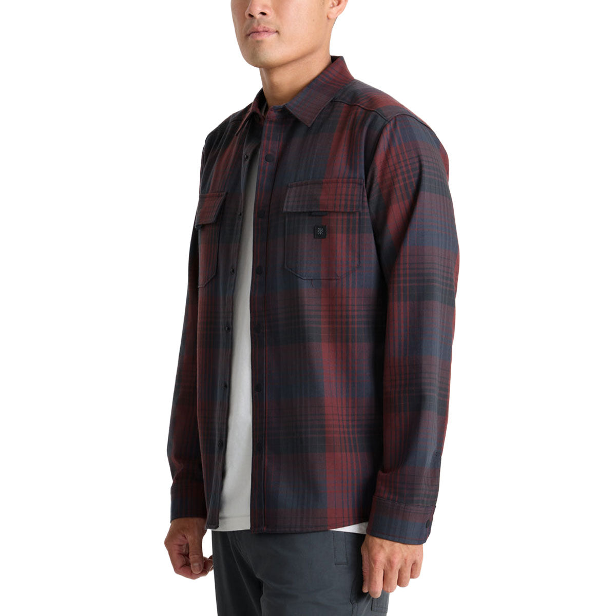 Roark Diablo Long Sleeve Shirt - Sangria image 6