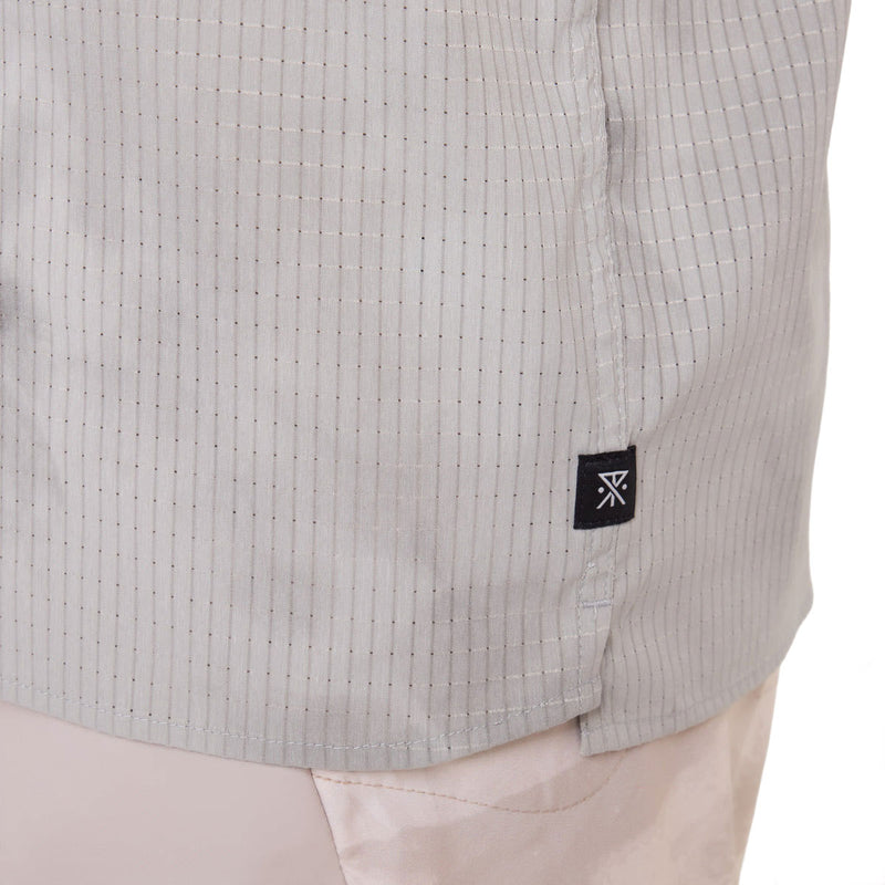 Roark Bless Up Trail Shirt - Ghost Grey