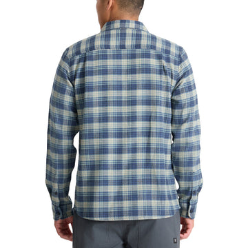 Roark Crossroads Flannel Shirt - Deep Blue
